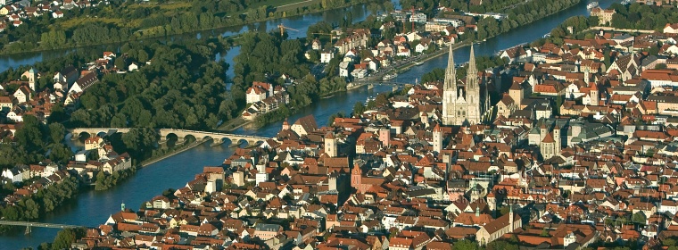 Regensburg Luftbild © docupics.de